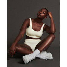 Load image into Gallery viewer, STRETCH RIB SCOOP BRALETTE | SOOT