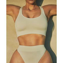 Load image into Gallery viewer, STRETCH RIB THONG | ROSE CLAY